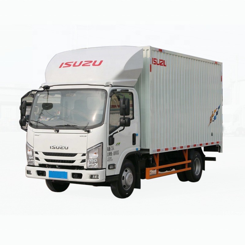 ISUZU Single Row Cargo Van Truck With Diesel Oil Fuel Type Six Tires