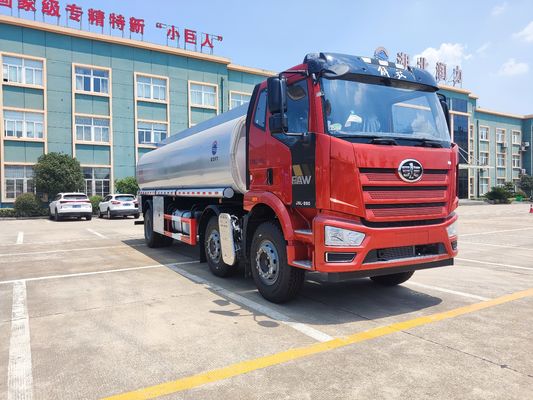 FAW New Manual Fuel Refueling Truck 18CBM Construction Site LPG Tanker Vehicle 6x2 Middle Size Edible Oil Transporter for Oil