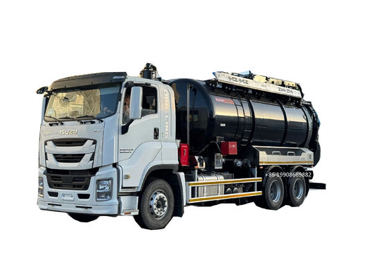 ISUZU 4x2 Driver 10000L Sewage Suction Truck with Vacuum Pump for Sucking Waste Water Vacuum Sewer Tanker Suction Truck