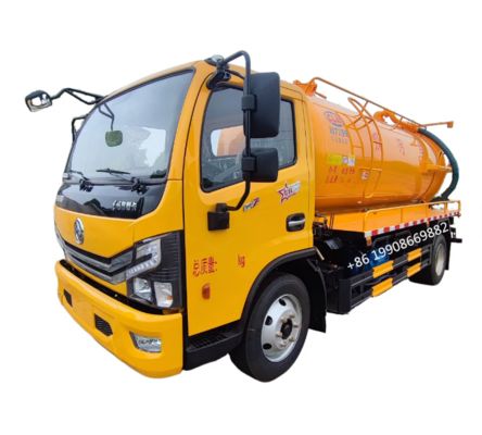 Dongfeng 4x2 Driver 8000L Sewage Suction Truck with Vacuum Pump for Sucking Waste Water Vacuum Sewer Tanker Suction Truck
