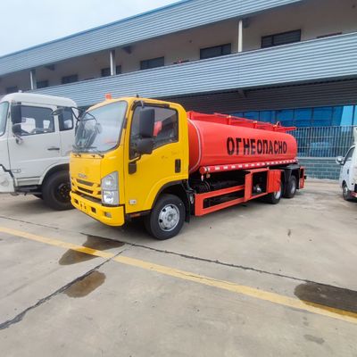 ISUZU 6*2 Fuel Bowser Truck with 10CBM Manual Transmission New Condition Customizable Double Warehouse Tank Oil Refueling Vehicle