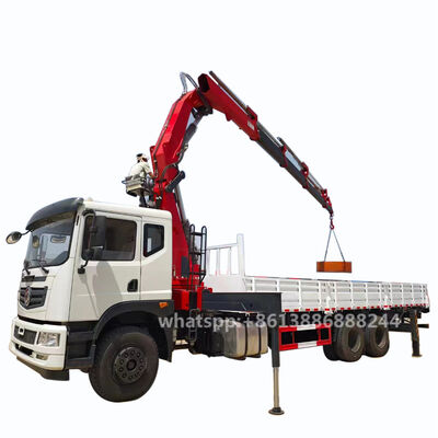 DONGFENG D9 Truk Kargo Dengan Derek Lengan Lipat 10 Ton Derek yang ...