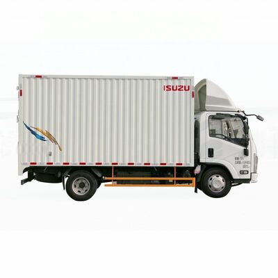 ISUZU Single Row Cargo Van Truck With Diesel Oil Fuel Type Six Tires